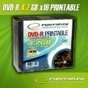 Esperanza DVD-R 4,7GB 16x 10tk karbis