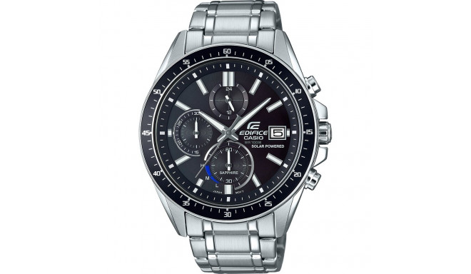 Meeste Kell Casio EFS-S510D-1AVUEF Must Hõbedane