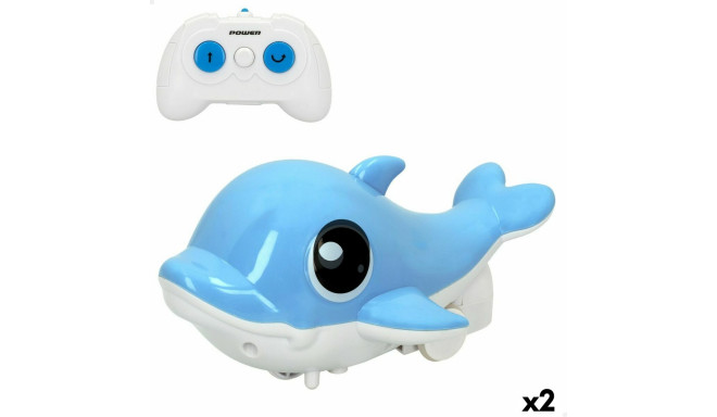Radio-controlled boat Colorbaby Dolphin (2 Units)