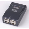Gembird semi-auto Data switch USB for 4 devices & 2 PC