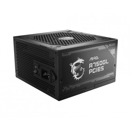 MSI MAG A750GL PCIE5 power supply unit 750 W 20+4 pin ATX ATX Black