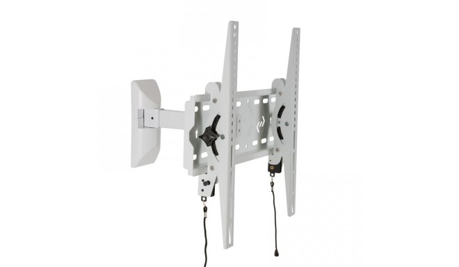 4World Single Arm Wall Mount for LCD/PDP 22-42'' tilt/swivel max load 40kg WHT