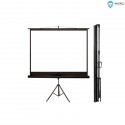 4World Projection screen with stand 203x152 (100'',4:3) Matt White
