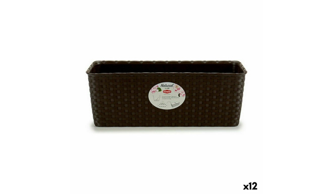 Istutuskast Stefanplast 73701 73701 Plastmass 39 x 13,5 x 15,5 cm (12 Ühikut)