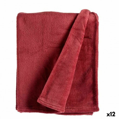 Blanket Gift Decor 02-2 02-2 Dark pink 125 x 0,5 x 150 cm (12 Units)