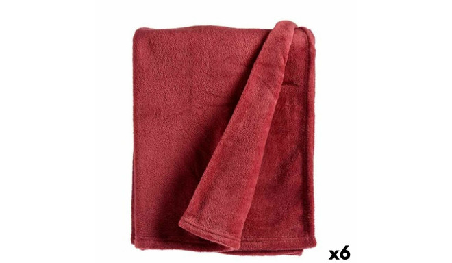 Blanket Dark pink 150 x 0,5 x 200 cm (6 Units)