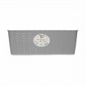 Planter Stefanplast Grey Plastic 15,5 x 13,5 x 39 cm (12 Units)