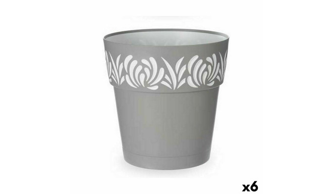 Isekastuv lillepott Stefanplast 88601 Gaia Hall Plastmass 29 x 29 x 29 cm (6 Ühikut)