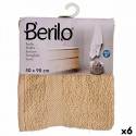 Bath towel Cream 50 x 90 cm (6 Units)