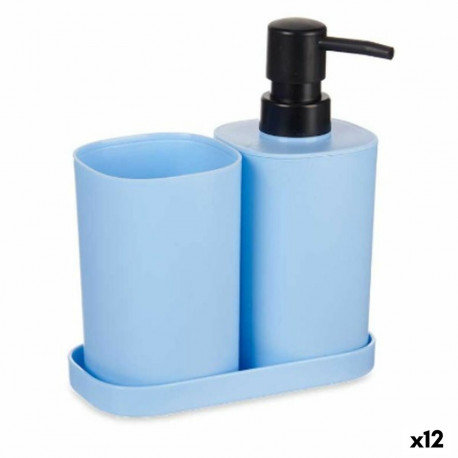 Dušas Komplekts Berilo B8108-S3-BLUE Zils Melns polipropilēns (12 gb.)