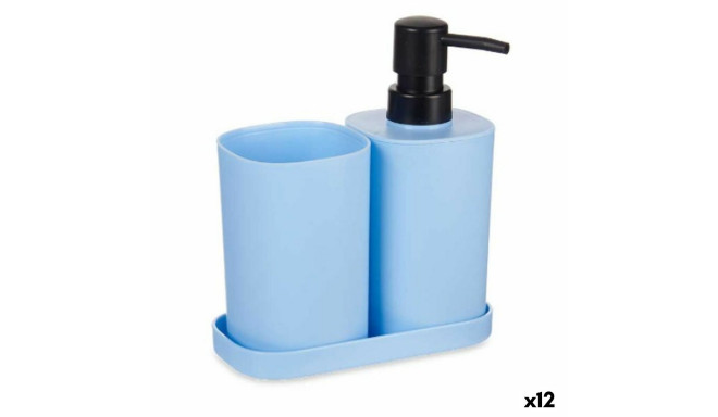 Dušas Komplekts Berilo B8108-S3-BLUE Zils Melns polipropilēns (12 gb.)