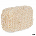 Body Sponge White Beige 9 x 14 x 6 cm (24 Units)