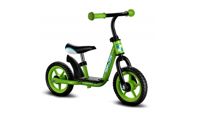 Bērnu velosipēds Skids Control Zaļš Tērauds Pacelšanas Pedālis