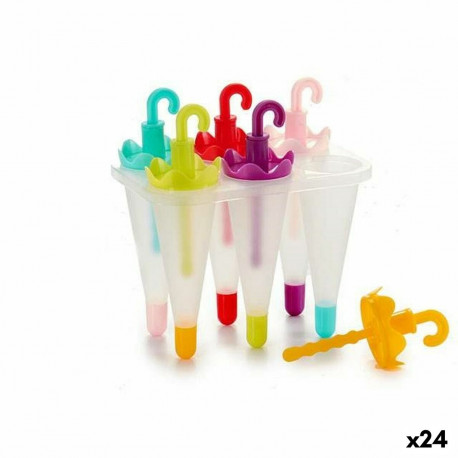 Ice-cream Mould Leknes CN71546-1 CN71546-1 Blue Red Green Purple Orange Pink polypropylene 11 x 16,5