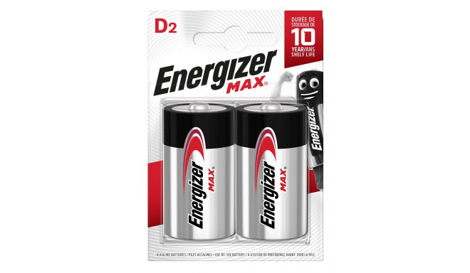 Energizer MAX D LR20 patarei, 2 tk, öko pakend