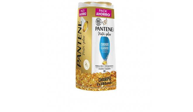 PANTENE CUIDADO CLÁSICO CHAMPÚ LOTE 2 x 385 ml