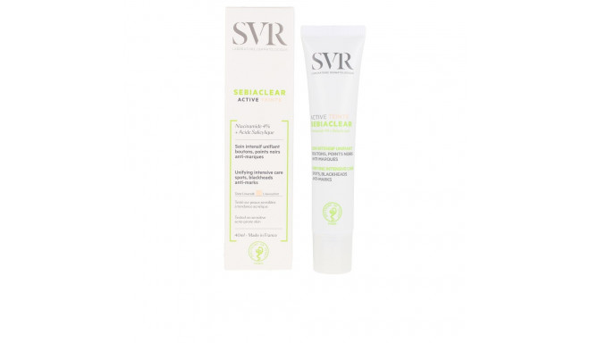 SVR LABORATOIRE DERMATOLOGIQUE SEBIACLEAR active teintee 40 ml