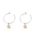 SHABAMA BLANCA pendientes #oro brillo 1 u