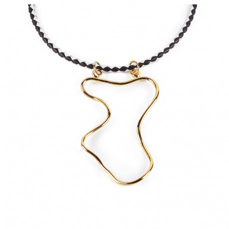 SHABAMA MALAWI collar #oro brillo 1 u