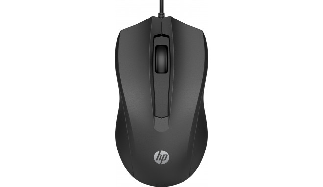 HP hiir 100 juhtmega, must