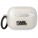 Karl Lagerfeld etui for Airpods Pro KLAPHNKCTGT transparentne Gliter Karl&Choupette
