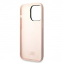 Karl Lagerfeld case for iPhone 14 Pro 6,1" KLHCP14LSNCHBCP pink hardcase Silicone Choupette