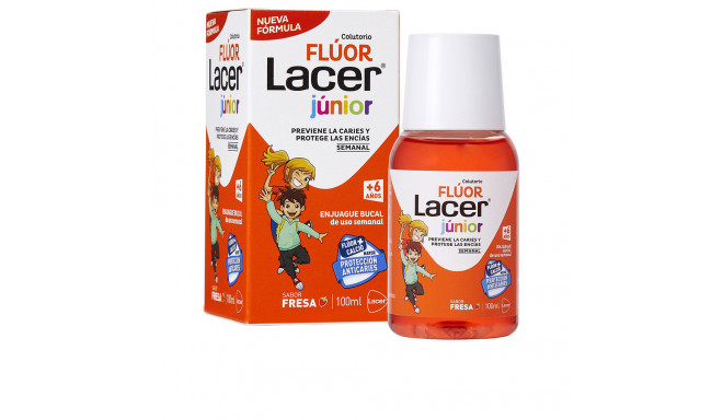 LACER FLÚOR semanal fresa 0,2% 100 ml