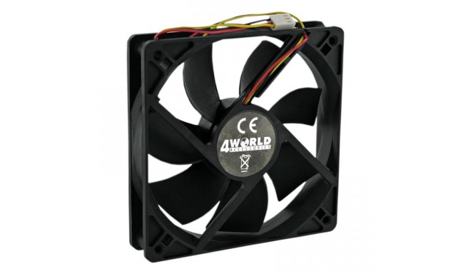 4World GPU/VGA Fan 50x50x10mm, 3-pin, sleeve bearing