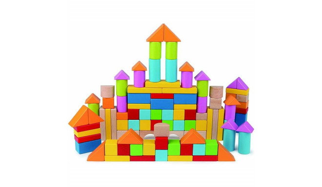 Building Blocks Game Hape 101 Pieces 27 x 22 x 13 cm