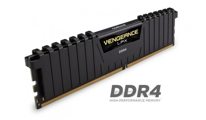 Corsair Vengeance LPX DDR4 16GB (4x4GB) 2133MHz CL13 1.2V XMP 2.0 Black