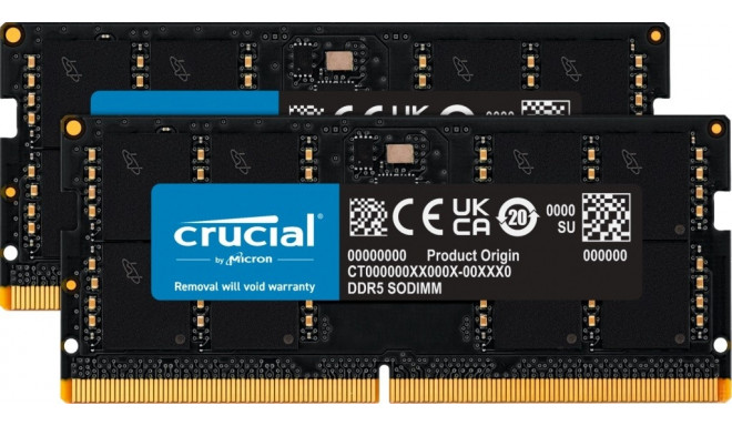 Notebook memory DDR5 SODIMM 64GB(2*32)/4800 CL46 (16Gbit)