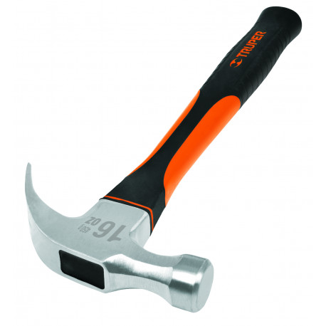 Curved claw hammer 33cm with fiberglass handle 450g Truper®