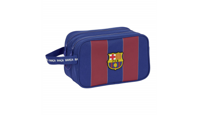 Ceļojumu Piederumu Somiņa F.C. Barcelona Sarkans Tumši Zils Poliesters 600D 26 x 15 x 12.5 cm