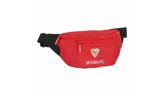 Сумка на пояс Sevilla Fútbol Club Чёрный Красный Спортивный 23 x 12 x 9 cm