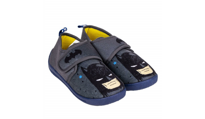 Mājas čībām Batman Velcro Tumši pelēks - 34-35