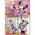 Набор из 2 пазлов   Minnie Mouse Me Time         25 Предметы 26 x 18 cm  