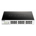 D-Link DGS-1024D network switch Unmanaged Gigabit Ethernet (10/100/1000) 1U Black, Silver