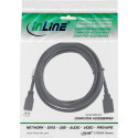 InLine USB 3.2 Gen.1 Cable Type A male / Type A female, black, 0.5m