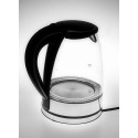 Adler AD 1225 electric kettle 1.7 L 2000 W Black, Stainless steel, Transparent