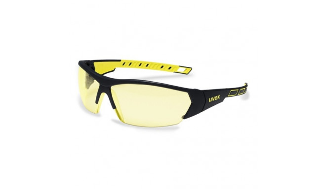 Uvex I-Works spectacles, black/yellow