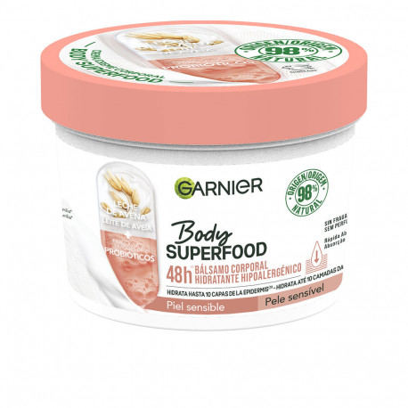 Garnier kehapalsam Body Superfood Avena niisutav hüpoallergeenne tundlikule nahale 380ml