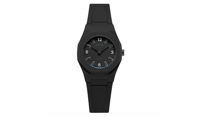 Unisex Kell D1 Milano NANOCHROME GLITTER Must (Ø 32 mm)
