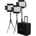 KIT NANLITE 3 LIGHT KIT 1200CSA W/TROLLEY CASE & LIGHT STAND