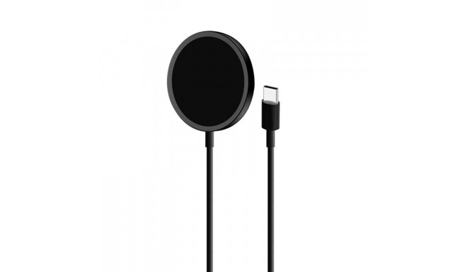 Laadija Puro Magnetic Wireless USB-C, MagSafe, 1m, must