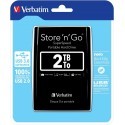 Verbatim väline kõvaketas 2TB Store 'n' Go 2.5" USB 3.0, must