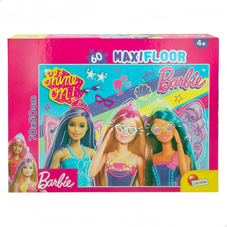 Puzle un domino komplekts Barbie MaxiFloor 60 Daudzums 70 x 1,5 x 50 cm