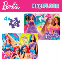 4 Pužļu Komplekts Barbie MaxiFloor 192 Daudzums 35 x 1,5 x 25 cm