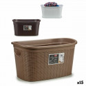 Veļas Grozs Stefanplast Elegance Plastmasa 35 L 37 x 26 x 57,5 cm (15 gb.)