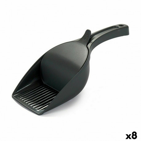 Dustpan Stefanplast 96422 96422 Anthracite Plastic 12 X 7 X 27, 5 cm 7 x 27,5 x 12 cm (8 Units)