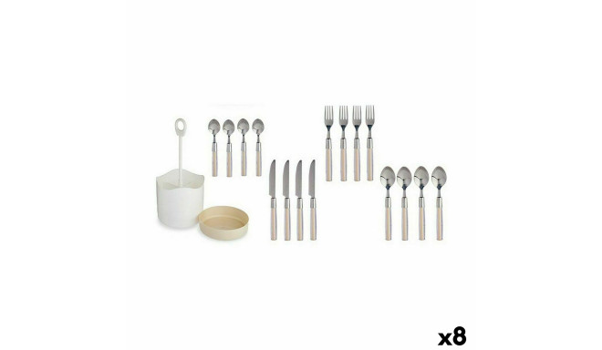 Söögiriistade komplekt Kinvara HQ223H10 Beež Roostevaba teras (8 Ühikut)